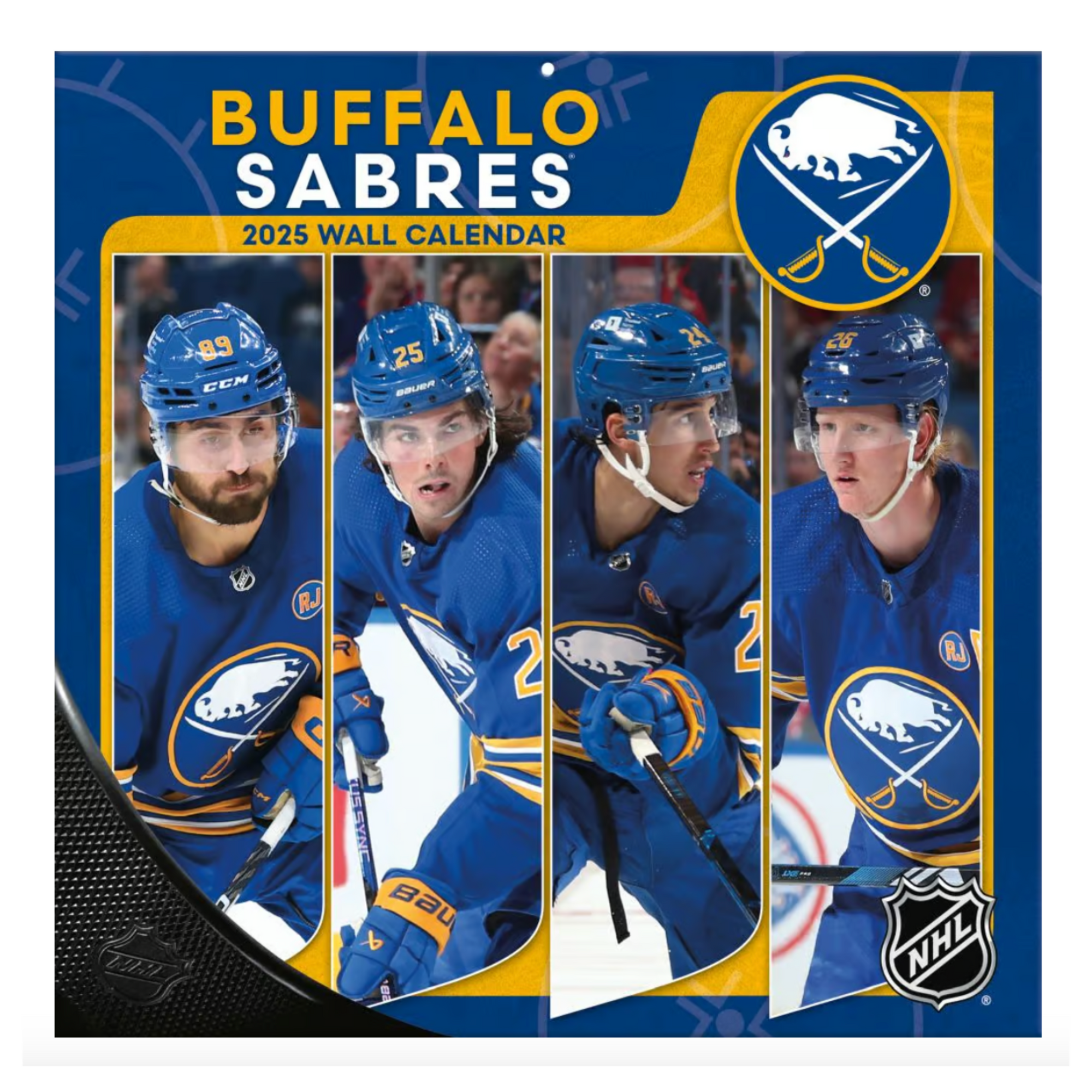 Buffalo Sabres Team 2025 Wall Calendar