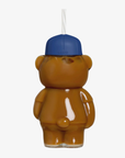 Buffalo Bills Glass Bear Tumbler with Straw