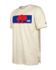 New Era Buffalo Bills 2023 Sideline Stone With Retro Logo T-shirt