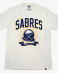 '47 Brand Buffalo Sabres Hockey White Franklin T-Shirt