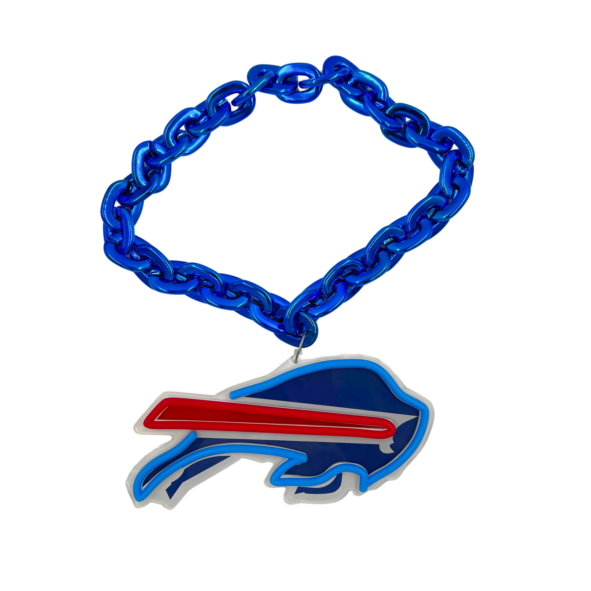 Buffalo Bills Big Logo Light Up Neon Necklace