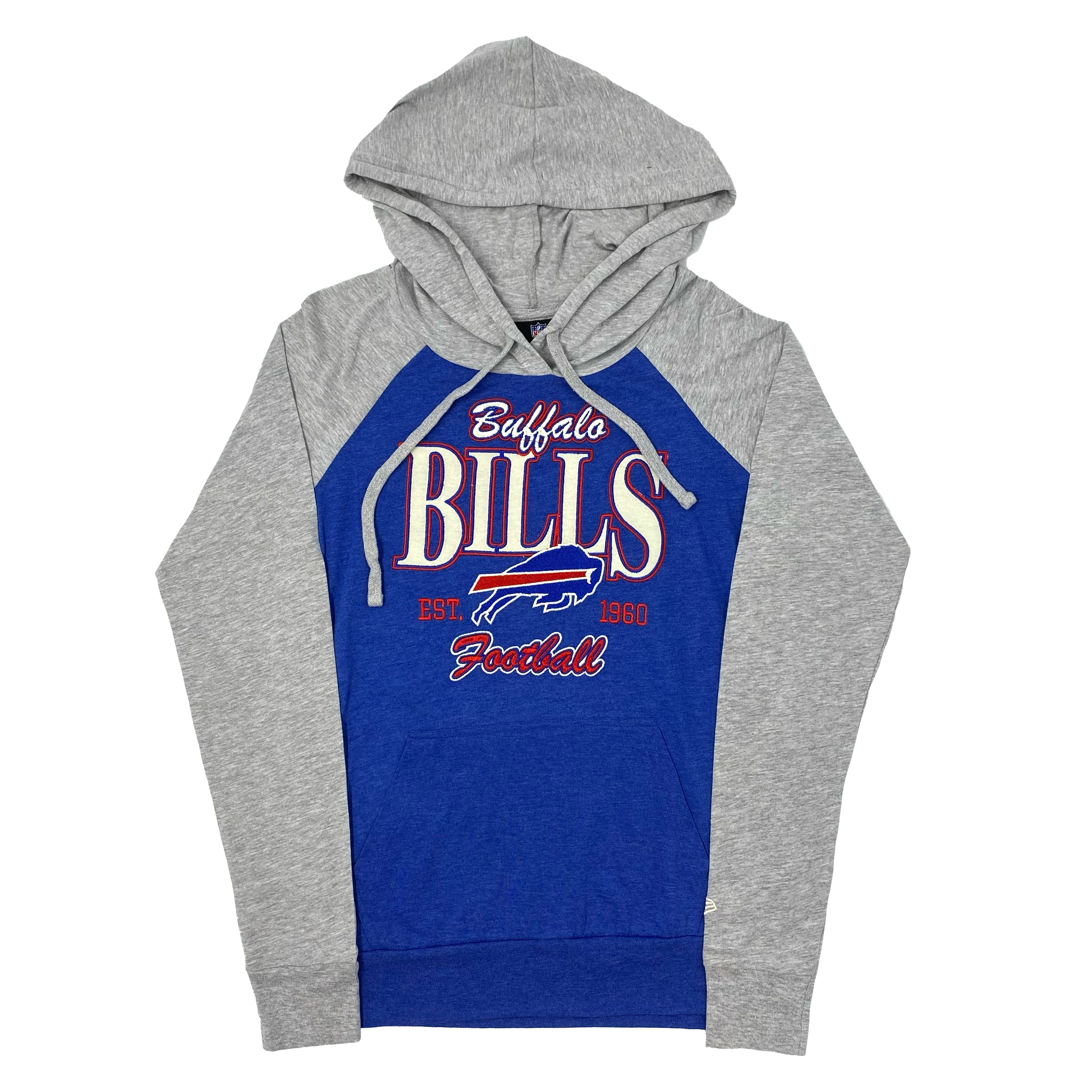 New Era Women's Buffalo Bills Heather Navy Lightweight Hoodie