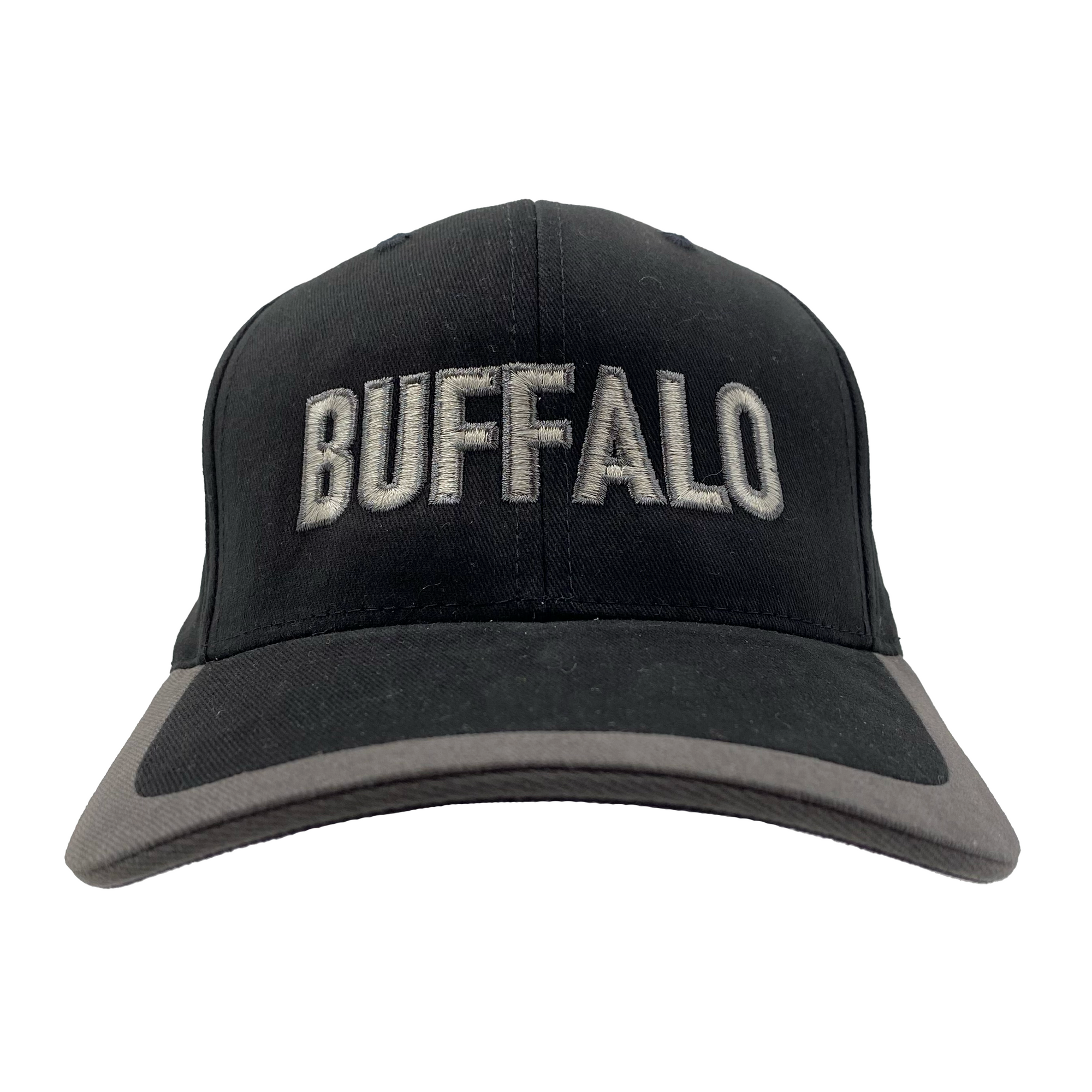 Buffalo Black &amp; Gray Adjustable Hat