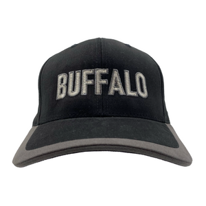 Buffalo Black & Gray Adjustable Hat