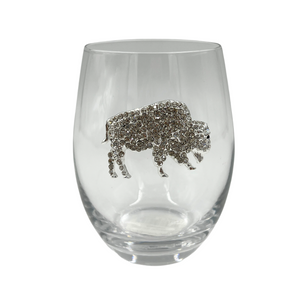 Elephant Stemless Wine Glass