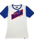Women's New Era Buffalo Bills Throwback White Short Sleeve Shirt