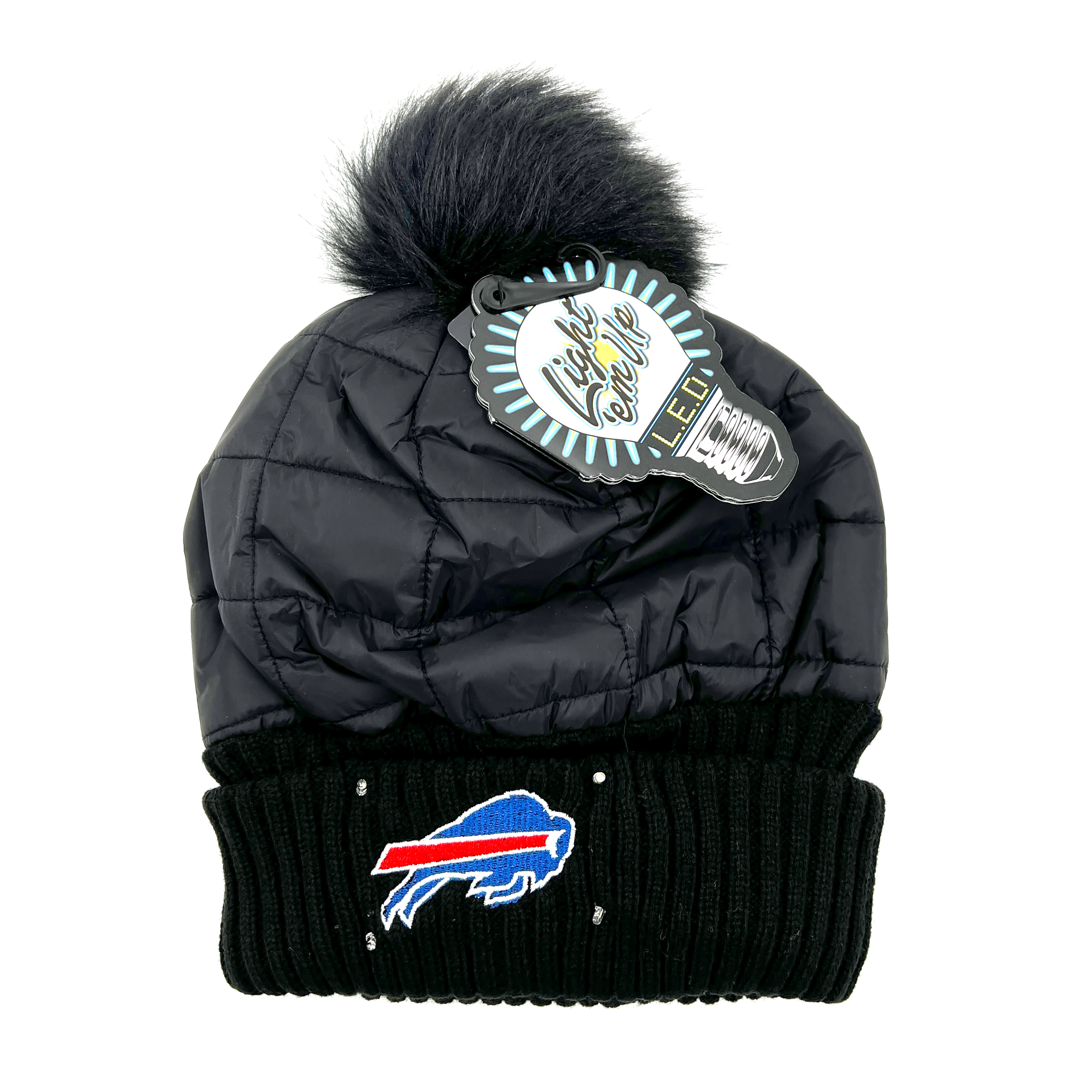 Women's Buffalo Bills Light Up Black Winter Hat