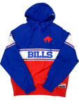 New Era Buffalo Bills With Retro Buffalo Pullover Quarter Zip