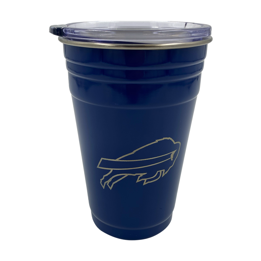 Buffalo Bills Blue Stainless Steel Tailgater Party Cup