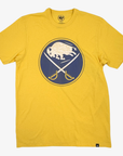 '47 Brand Buffalo Sabres Primary Logo Gold Franklin T-Shirt