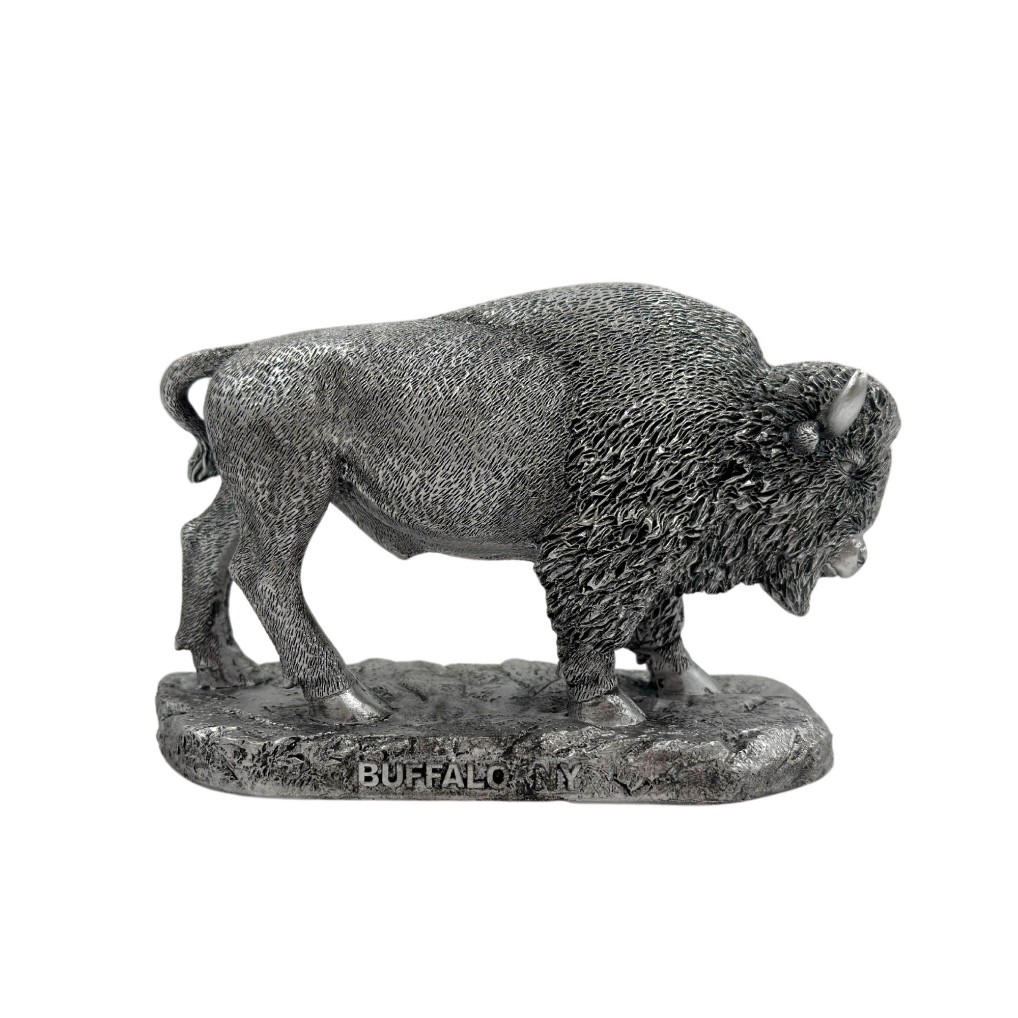 Buffalo, NY Bison Gray Table Statue