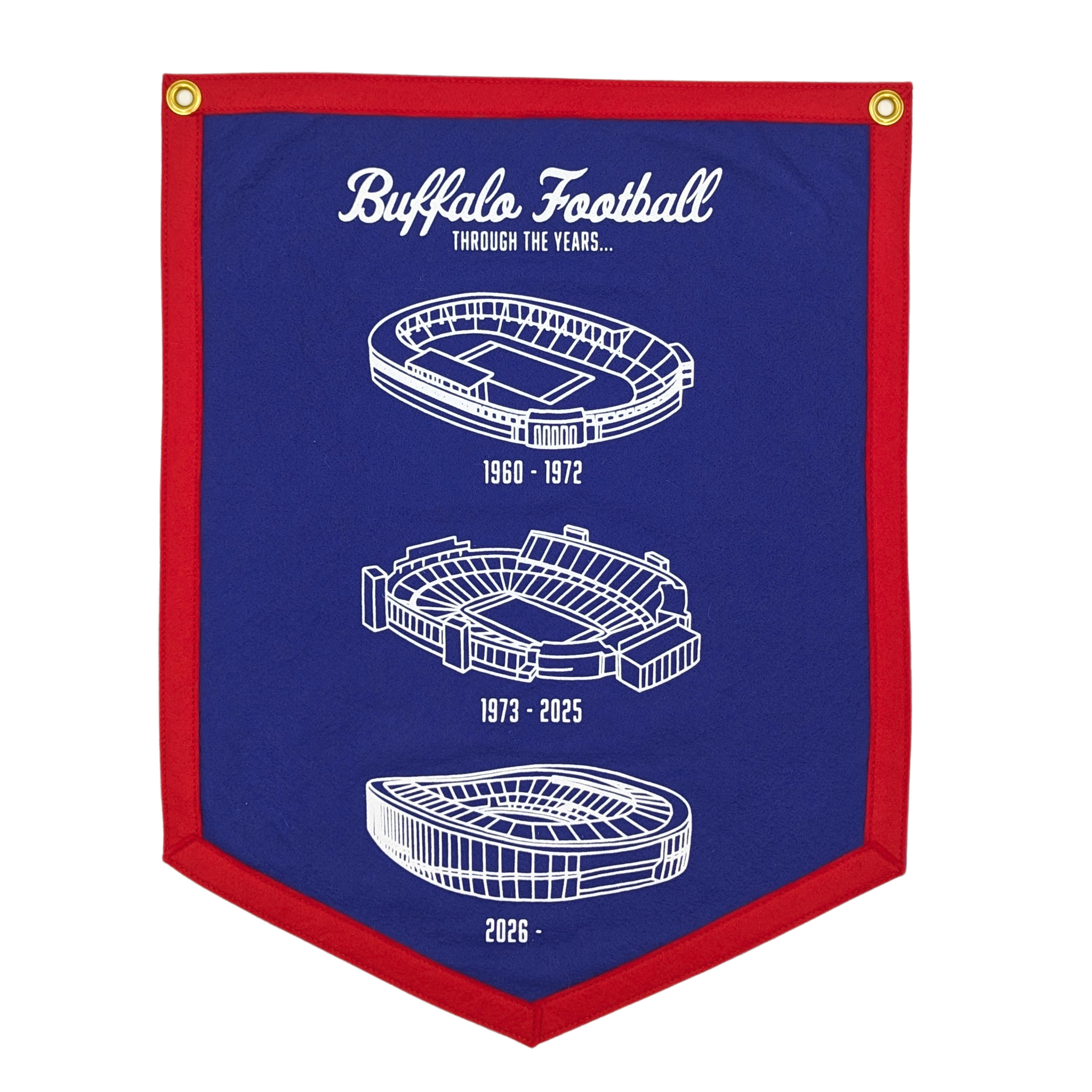 Buffalo Stadiums Through The Years Oxford Pennant