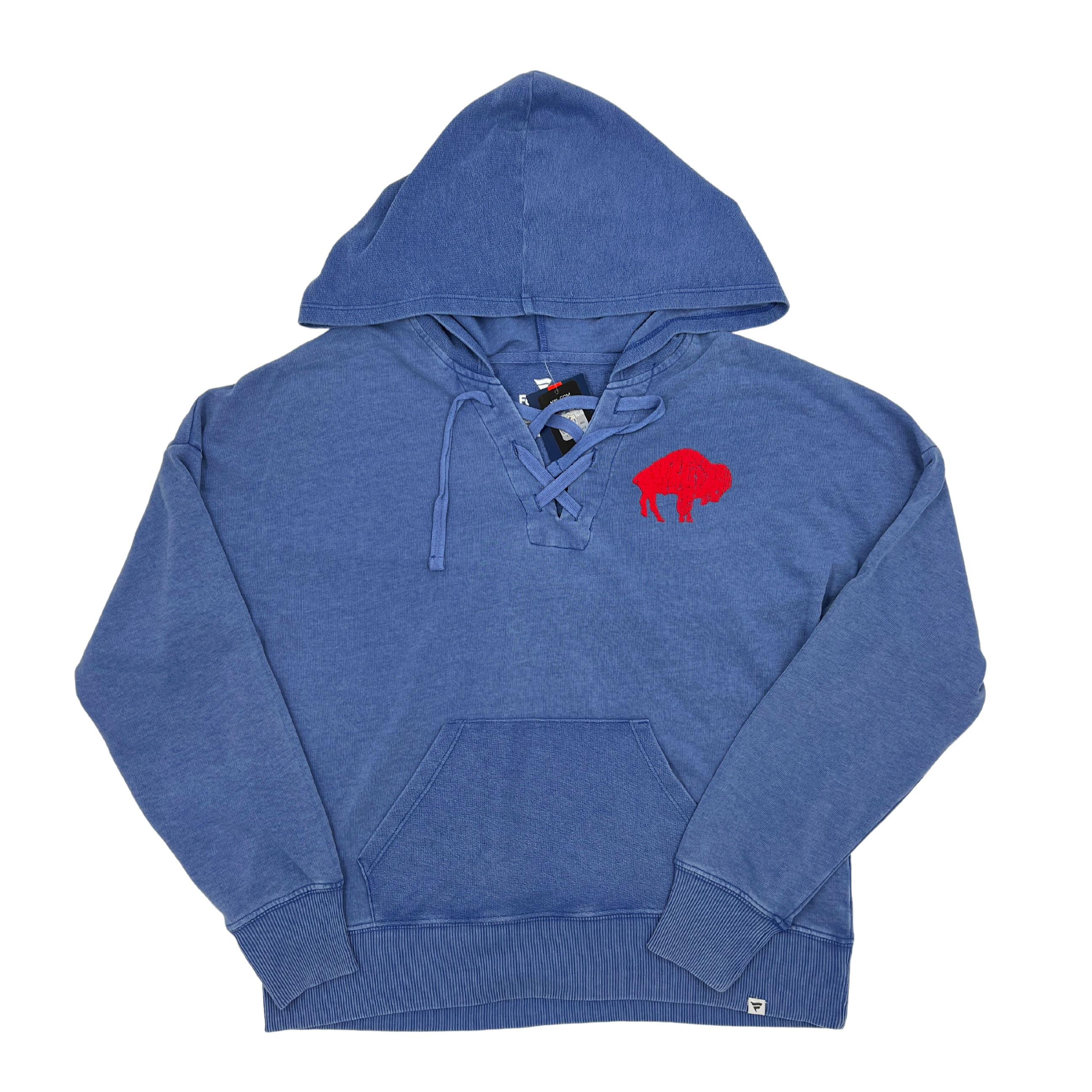 Women's Buffalo Bills Snow Wash Retro Logo Hoodie