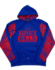 Zubaz Buffalo Bills Royal & Red Hoodie