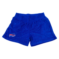 Women's Buffalo Bills Royal Blue Camo Biker Shorts