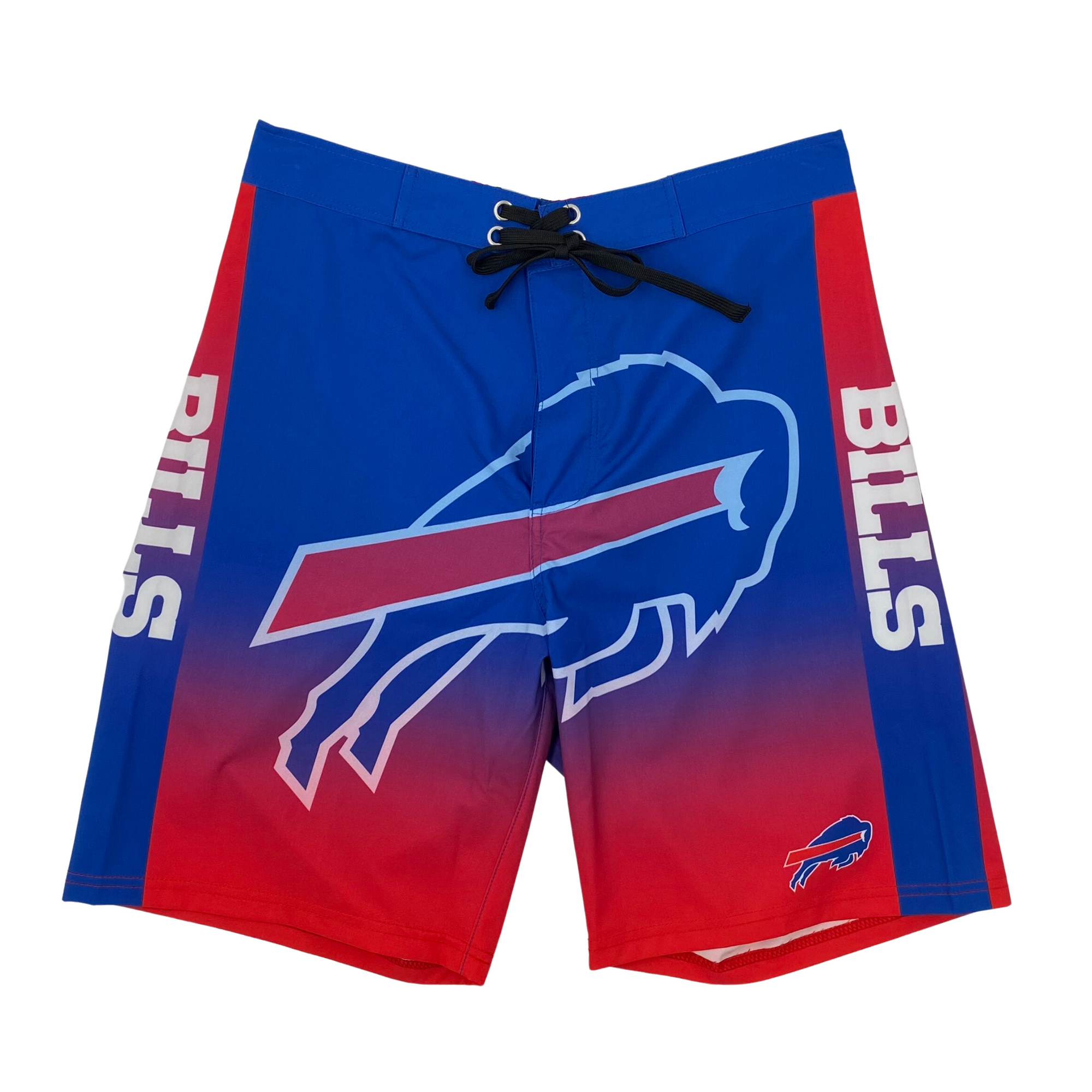 Buffalo Bills Royal & Red Gradient Board Shorts
