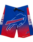 Buffalo Bills Royal & Red Gradient Board Shorts