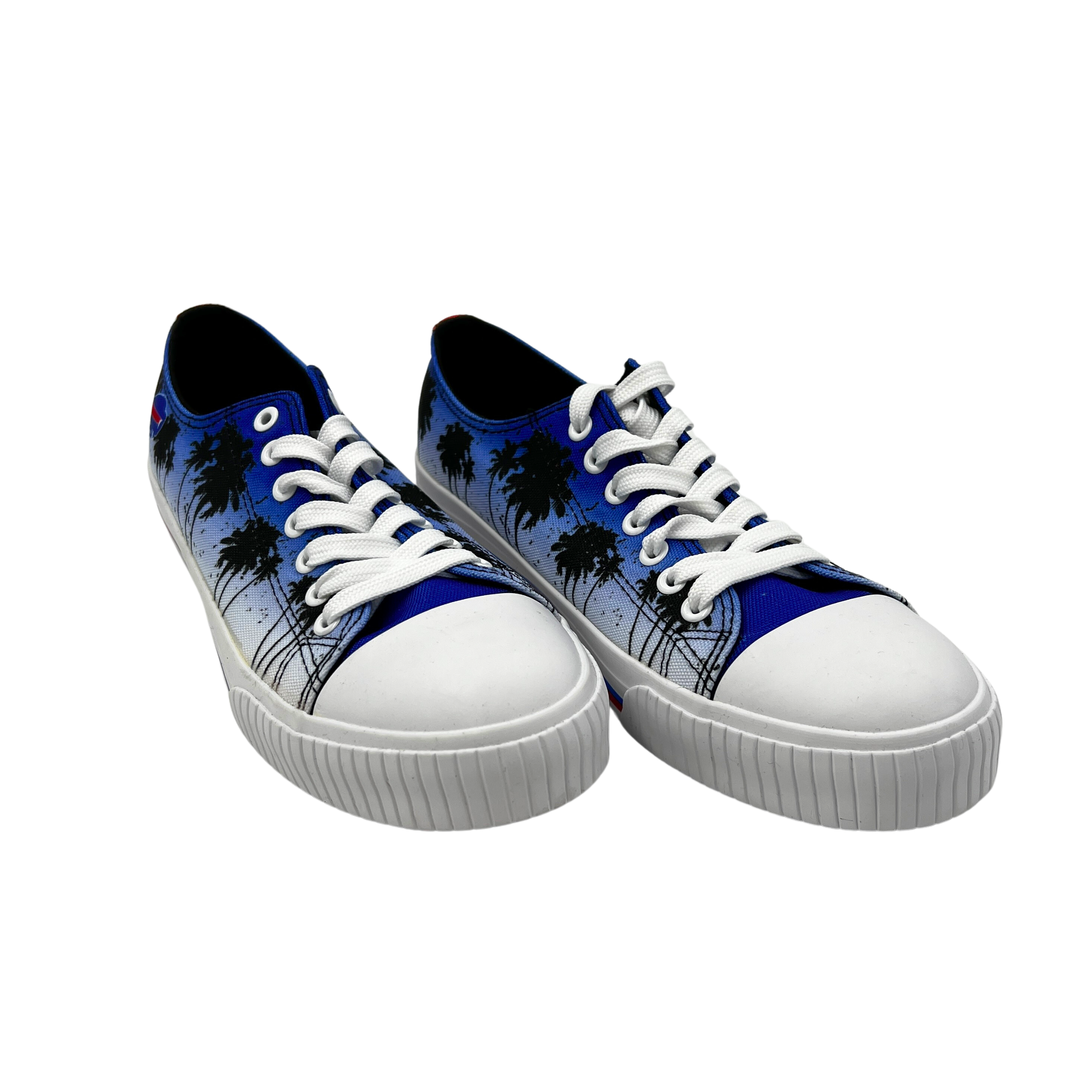 Buffalo Bills Men's Knit White Sneakers