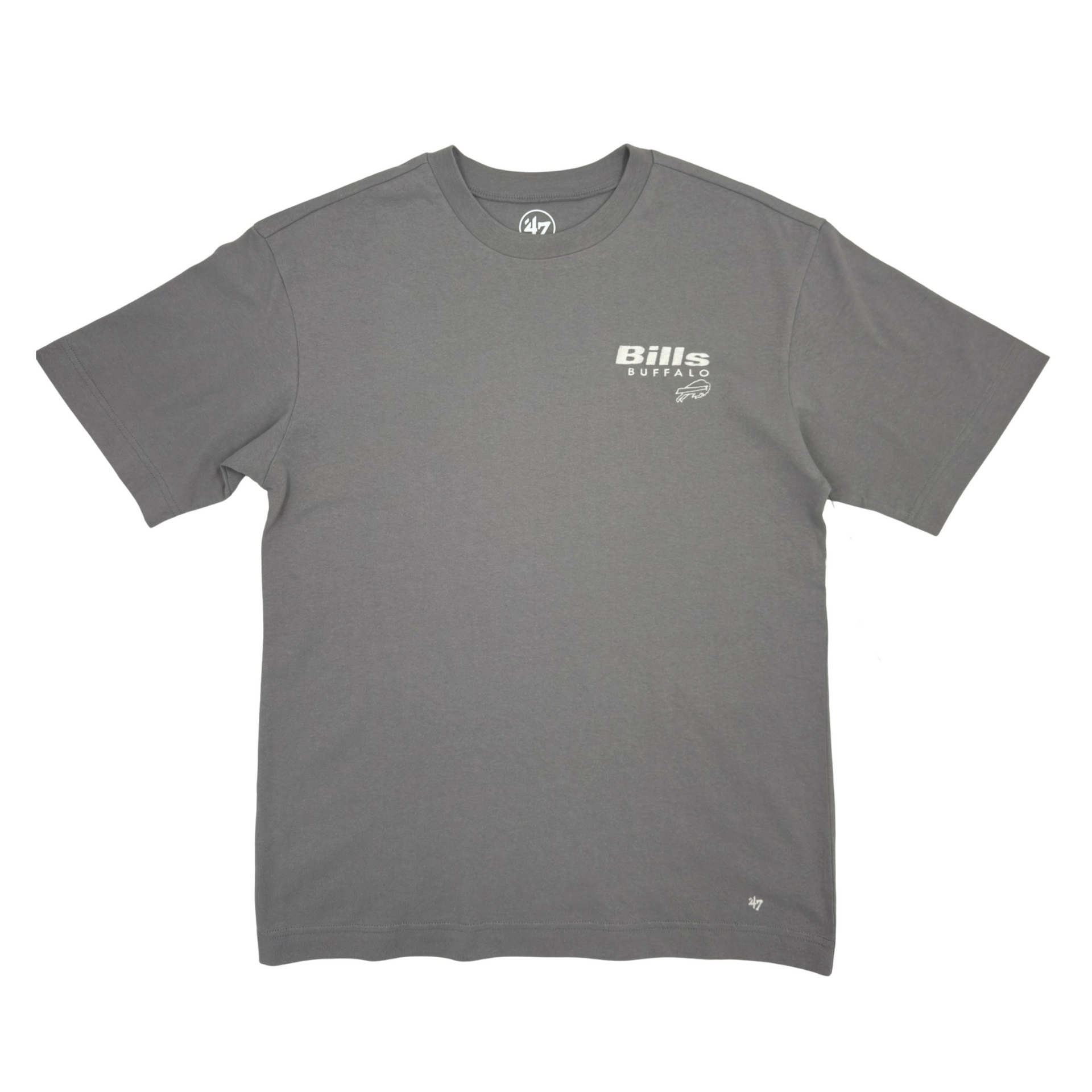 '47 Brand Buffalo Bills Lateral Foundation Wolf Gray T-Shirt