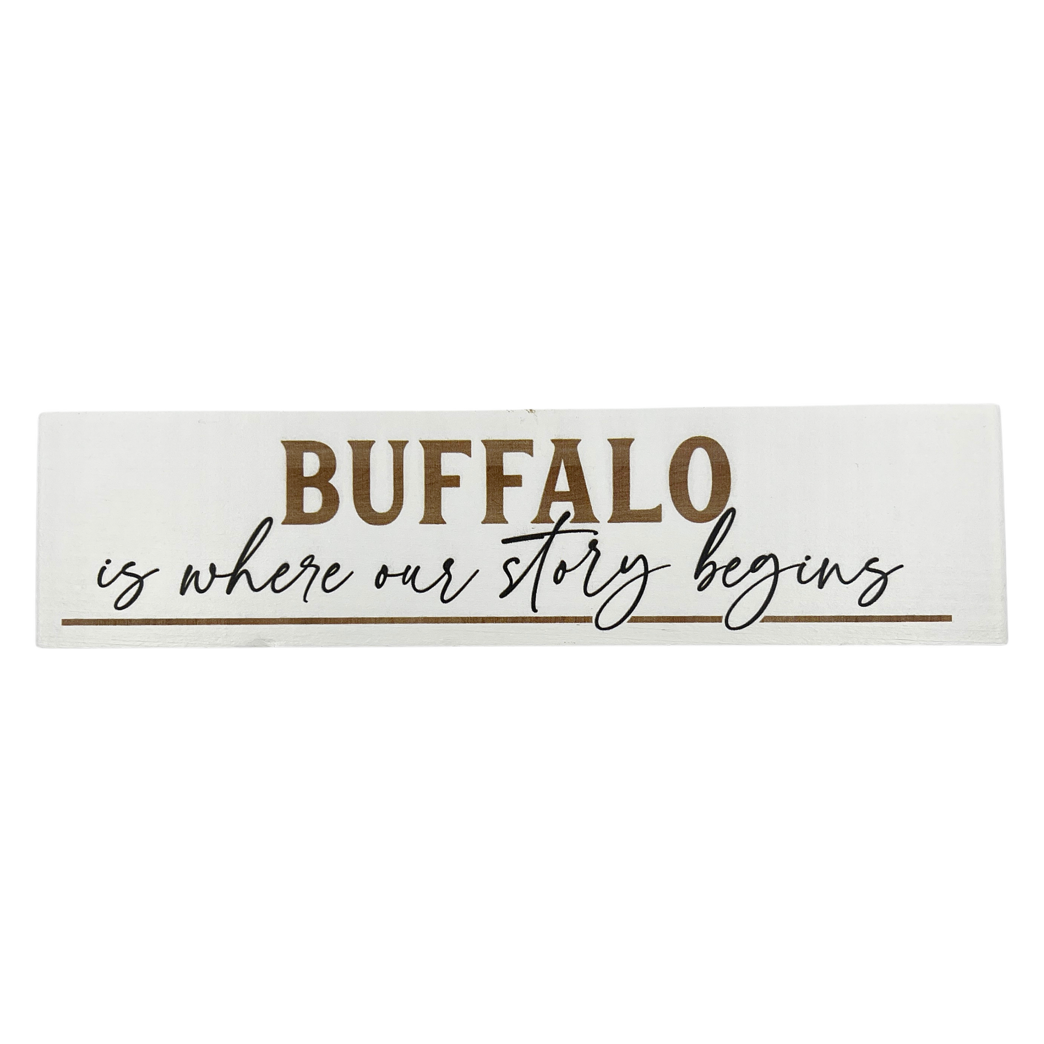 Buffalo Football Resin Garden Stone