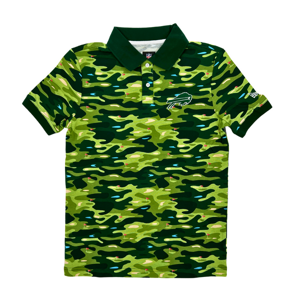 New Era Buffalo Bills Green Golf Polo | The BFLO Store
