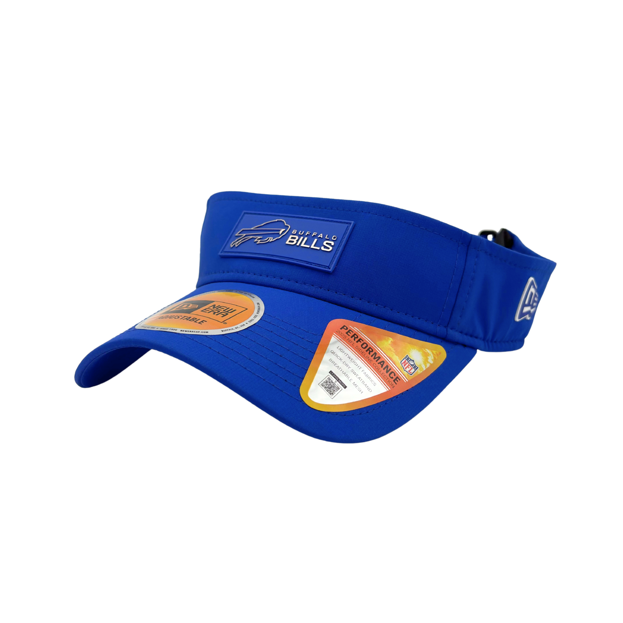 New Era Buffalo Bills 2025 Sideline Royal Visor