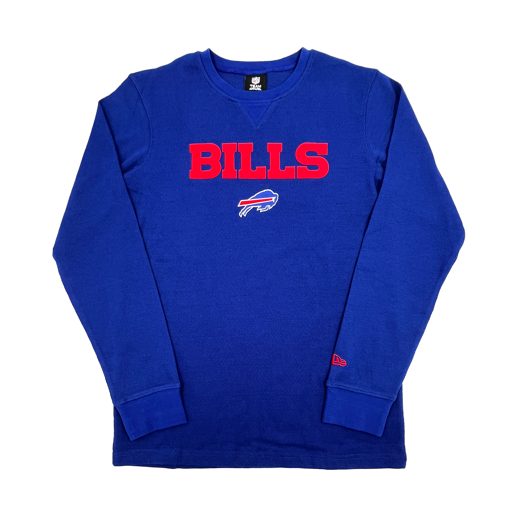 New Era Bills Primary Logo Thermal Royal Long Sleeve Shirt