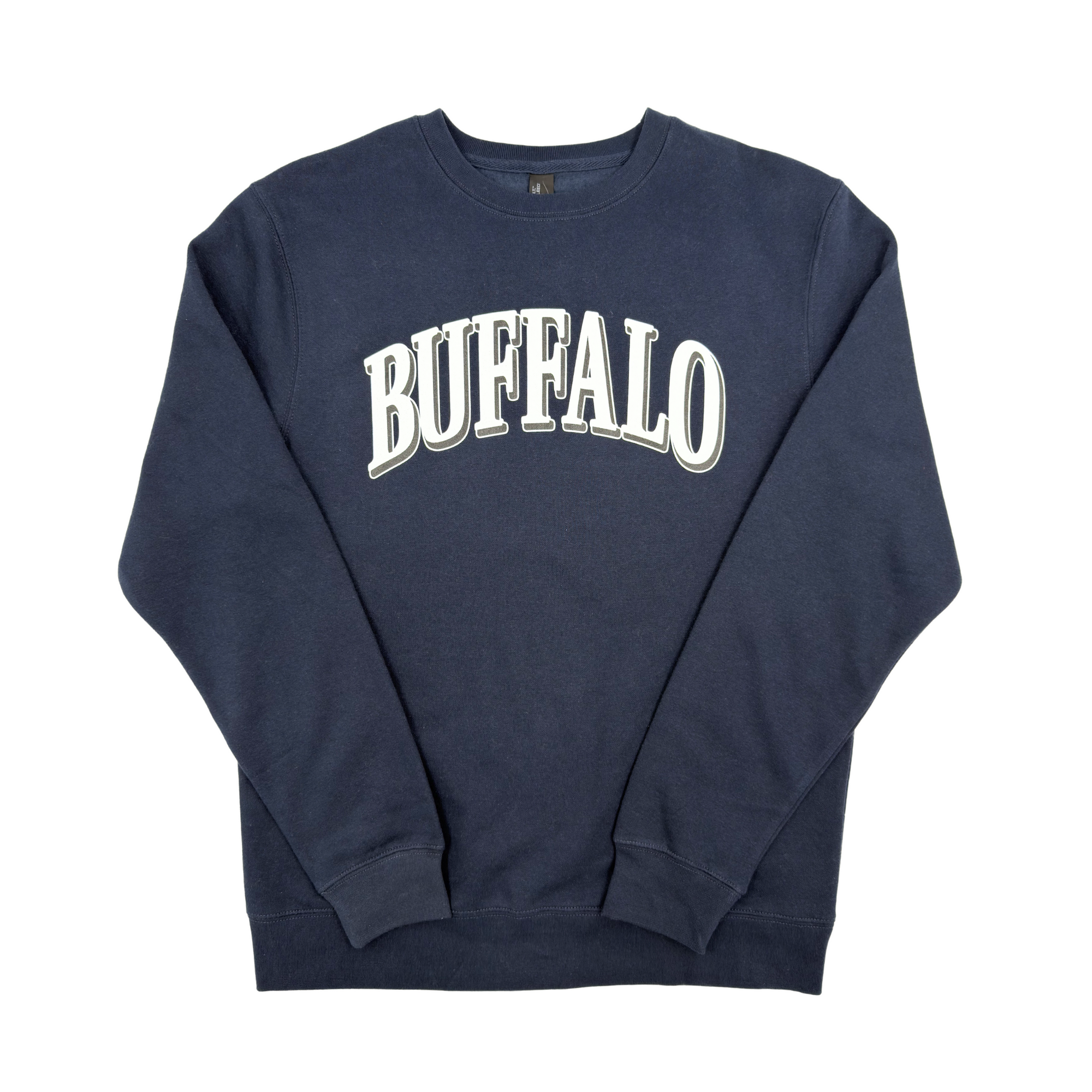 Buffalo Collegiate Style Deep Navy Crewneck