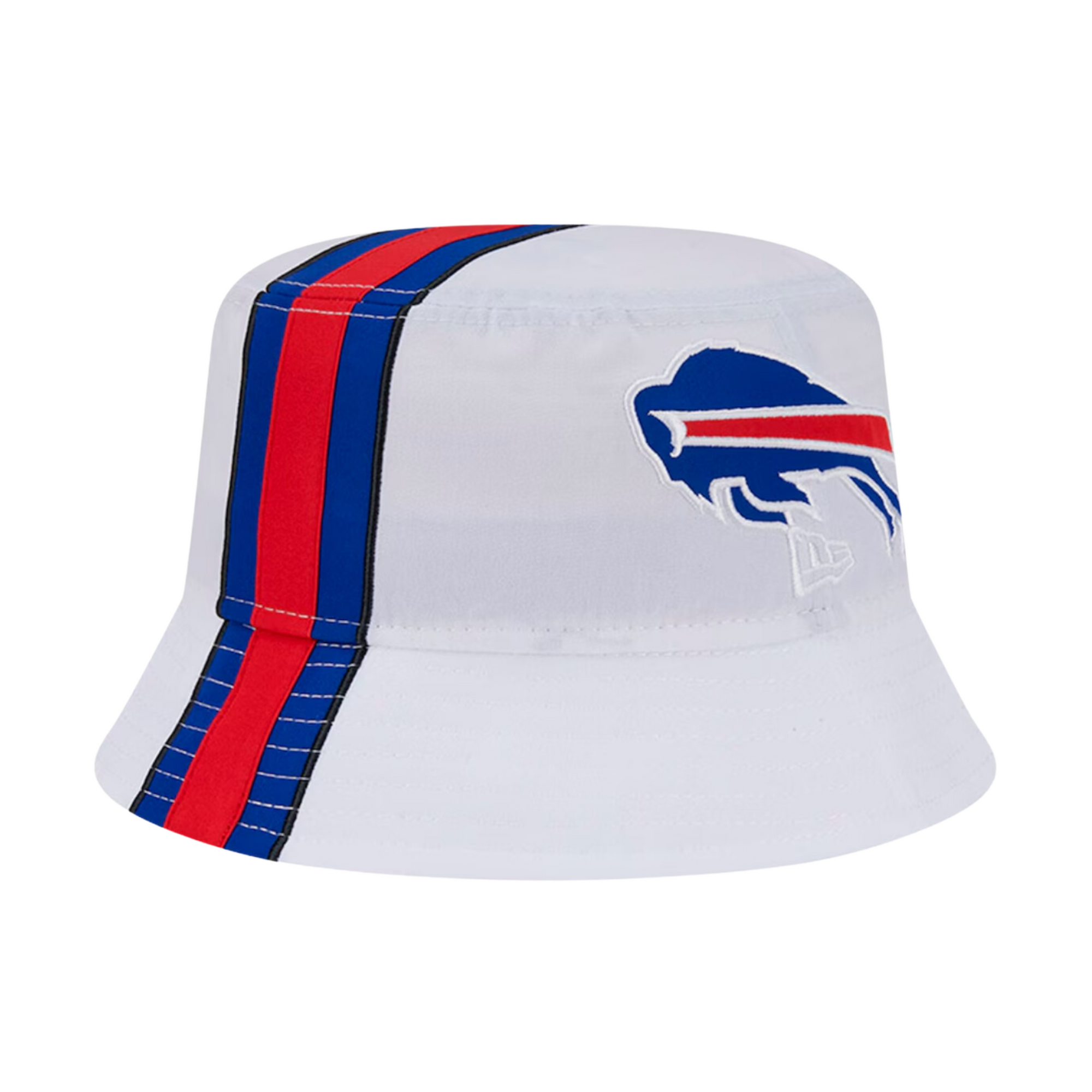 New Era Buffalo Bills Helmet White Bucket Hat The BFLO Store
