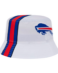 New Era Buffalo Bills Helmet White Bucket Hat