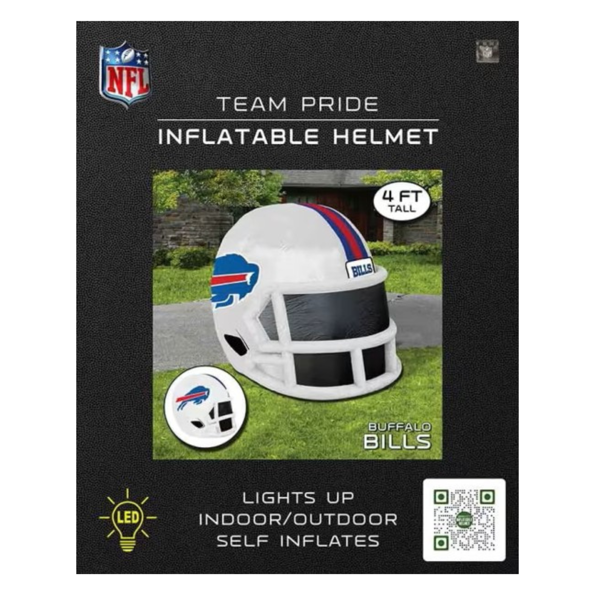 Buffalo Bills Outdoor Inflatable White Helmet