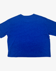 Women's New Era Buffalo Bills Throwback Helmet Royal Cropped T-Shirt