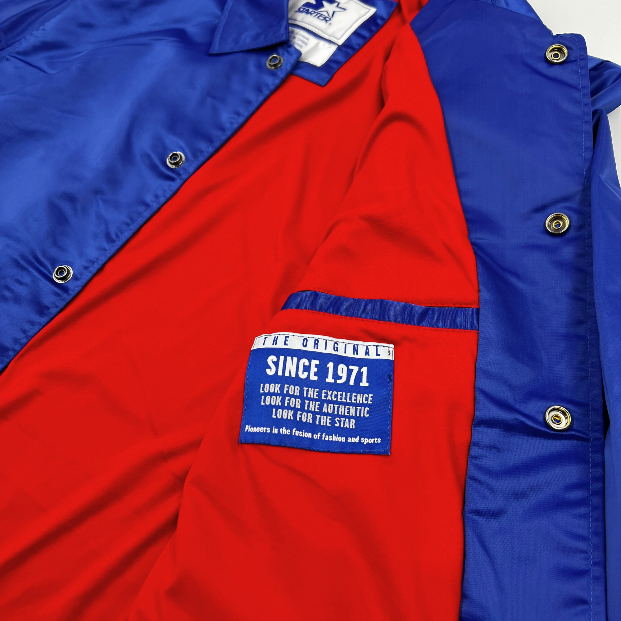 Buffalo Bills Option Route Snap Up Starter Coaches Jacket | The Buffalo Bills Option Route Snap Up Starter Coaches Jacket | The
