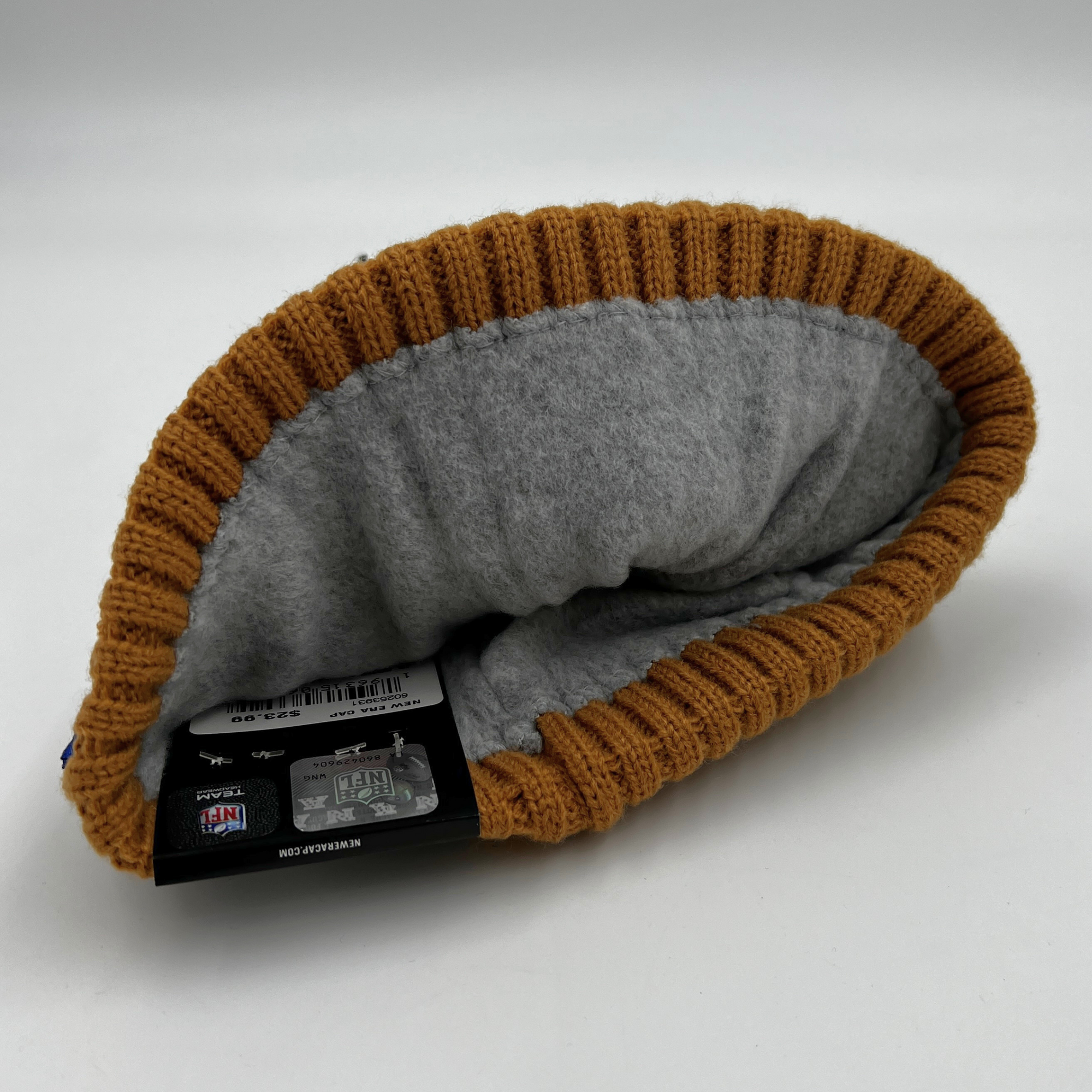 Youth New Era Light Brown Core Classic Knit Beanie