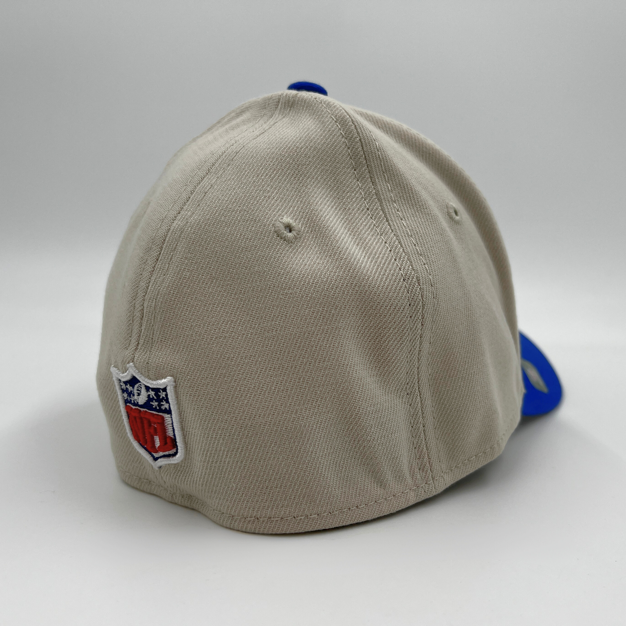 Buffalo Bills Stone &amp; Royal With Retro Logo 2023 Sideline Stretch Fit Hat