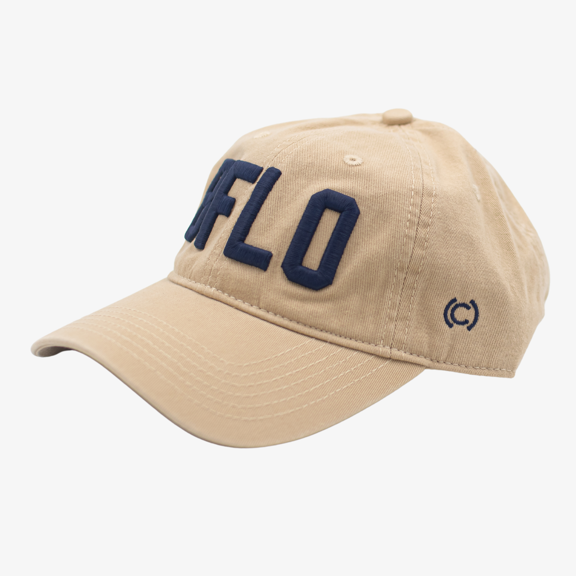 (code)word BFLO Sand &amp; Navy Dad Hat