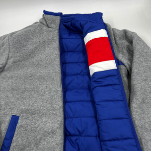 Buffalo Bills Reversible Quilted & Fleece Zip Up Jacket