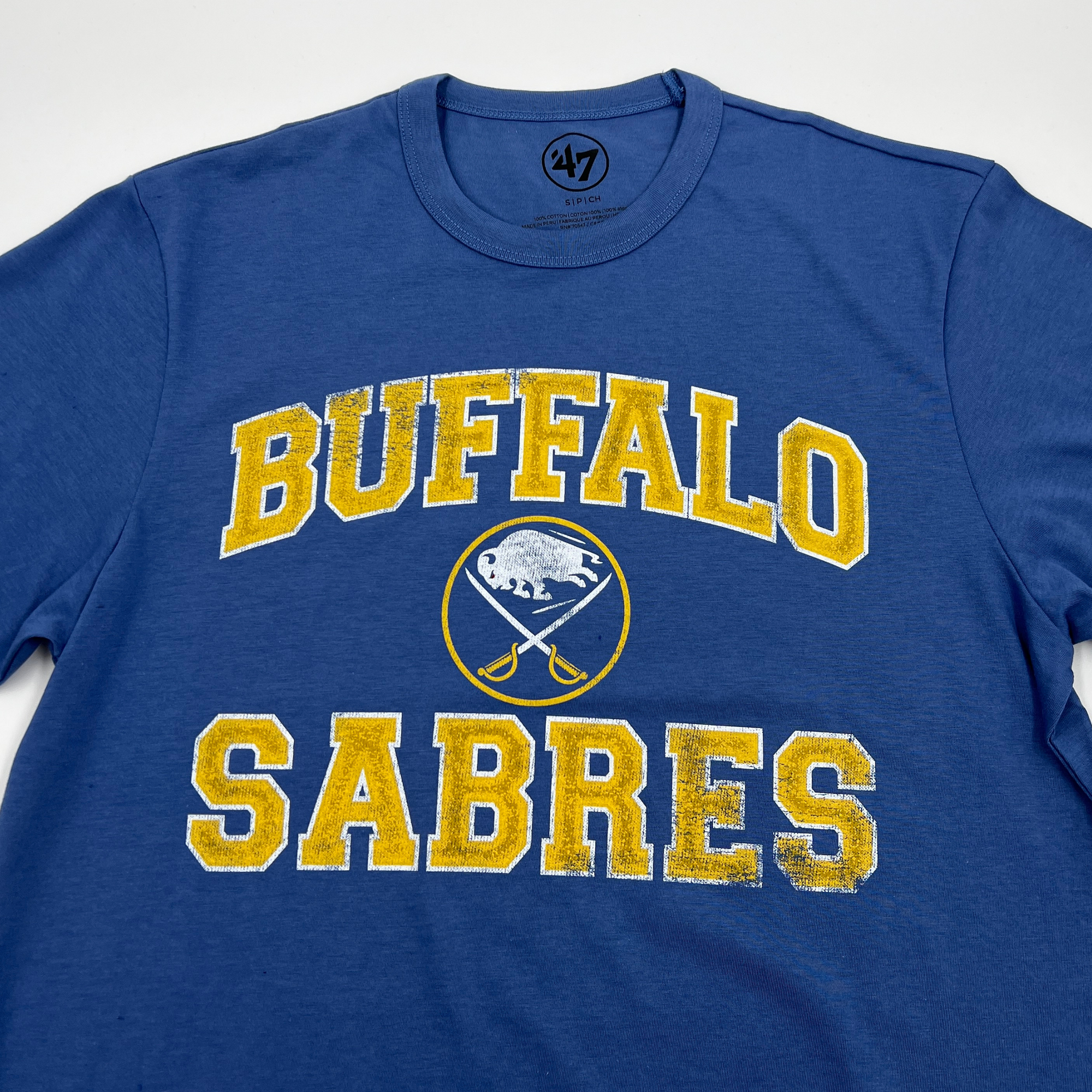 &#39;47 Brand Buffalo Sabres Cadet Blue Short Sleeve Shirt