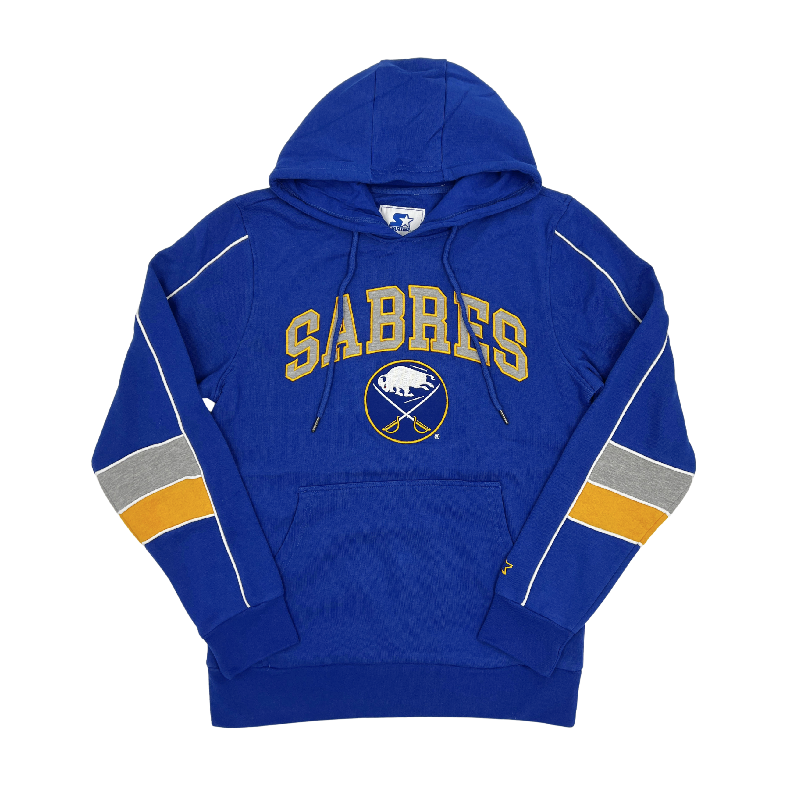 Buffalo Sabres Royal Fleece Captain Starter Hoodie The BFLO Store