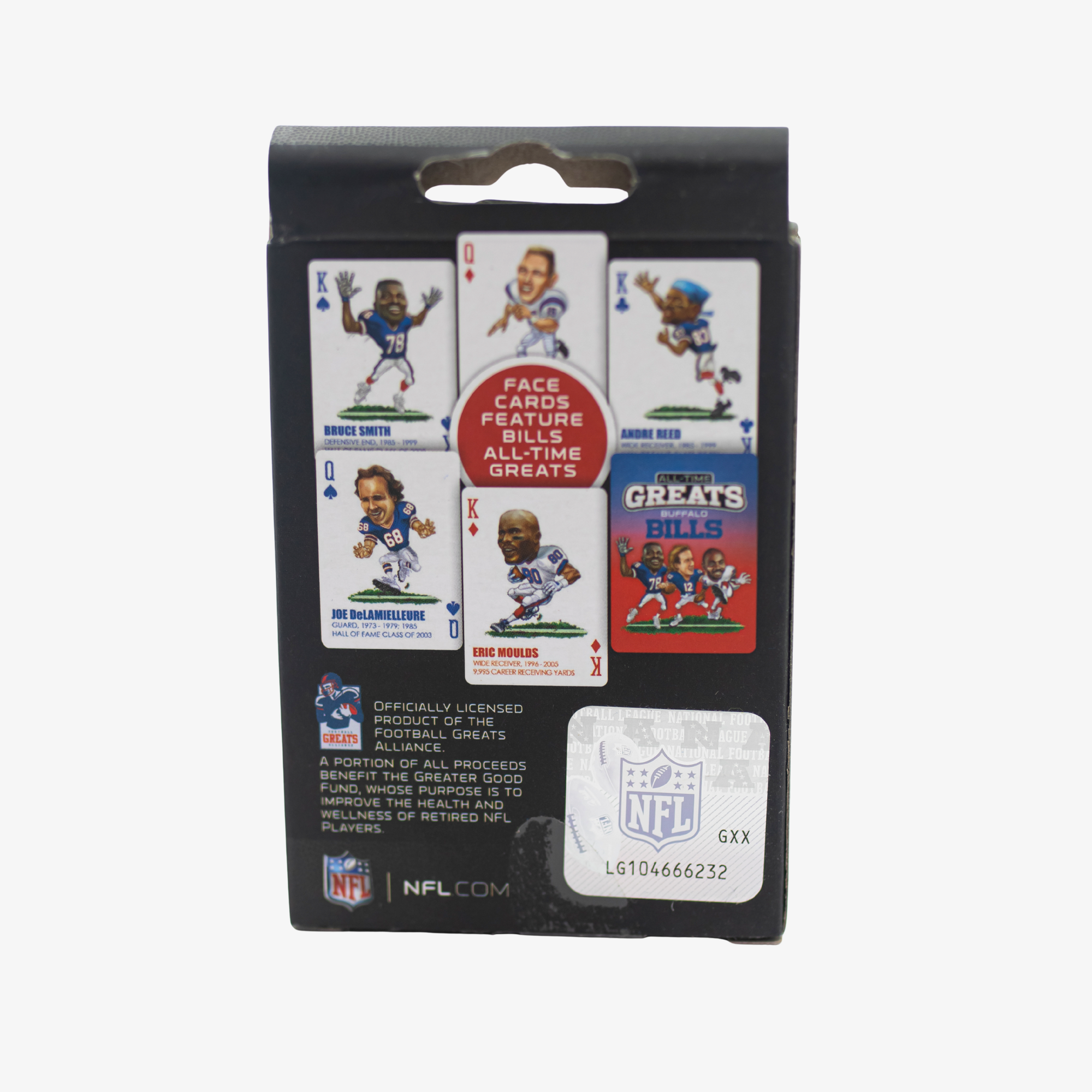 Buffalo Bills All Time Greats Playing Cards