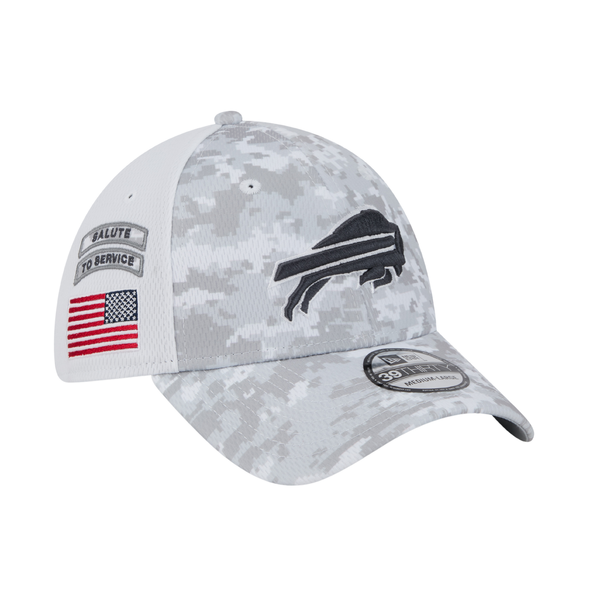 New Era 39THIRTY Bills 2024 Salute To Service Stretch-Fit Hat