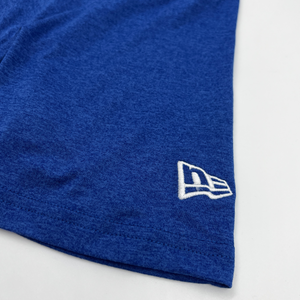 New Era Bills Primary Logo Heather Blue Lightweight Short Sleeve Hoodie