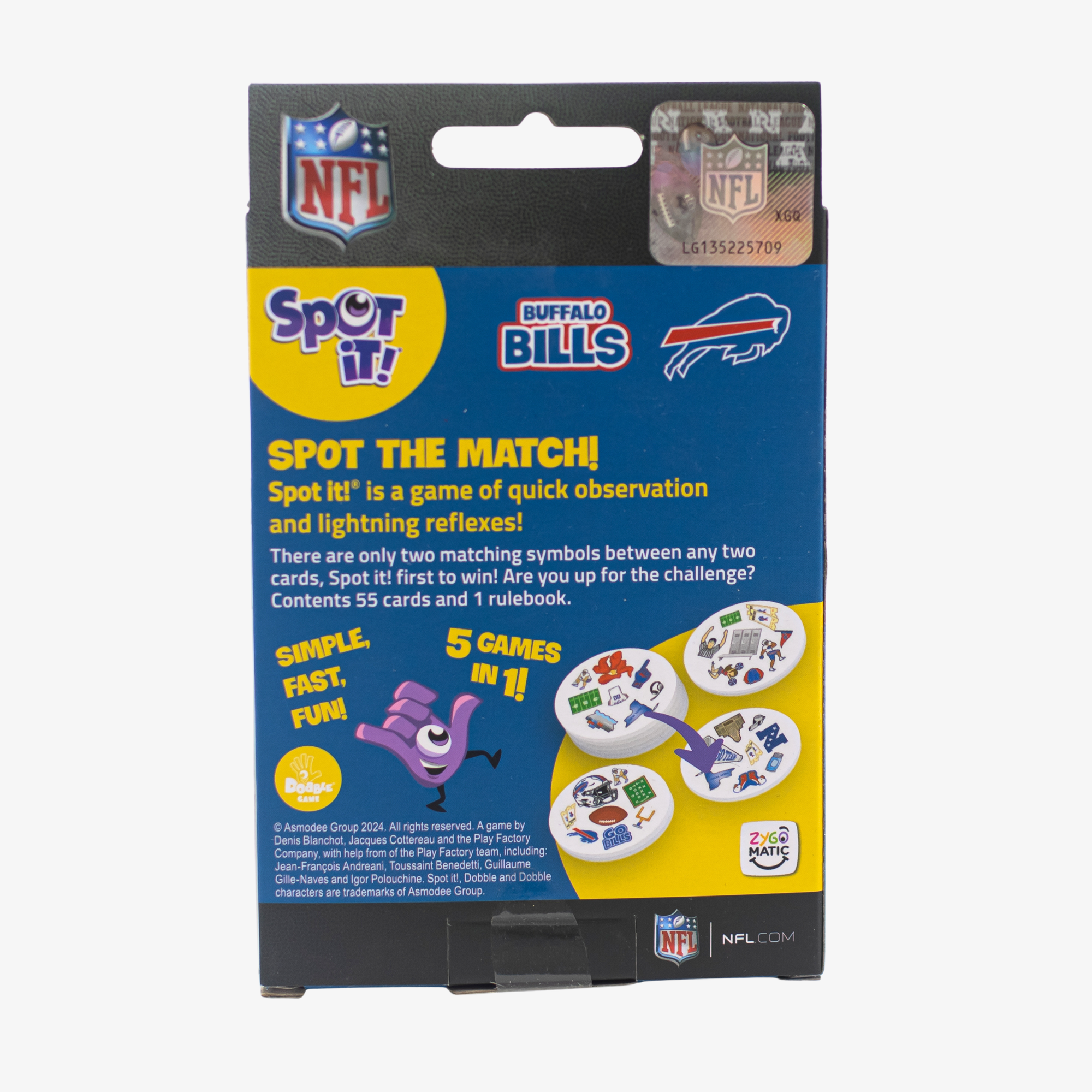 Buffalo Bills Spot It! Game