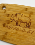 Standing Bison Buffalo, NY Bamboo Cutting Board