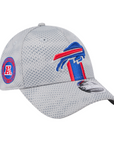 New Era 9FORTY Bills 2024 Sideline Team Stripe Gray Stretch-Snap