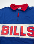 Women's '47 Brand Buffalo Bills Next Level Remi Cropped Quarter-Zip