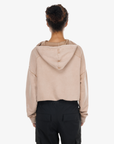 New Era Women's Buffalo Bills Tan Tonal Quarter-Zip Hoodie