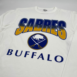 '47 Brand Buffalo Sabres Vintage White Wash Long Sleeve Shirt