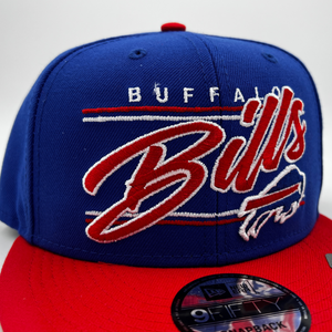 New Era Buffalo Bills Primary Logo Blue Snapback Hat