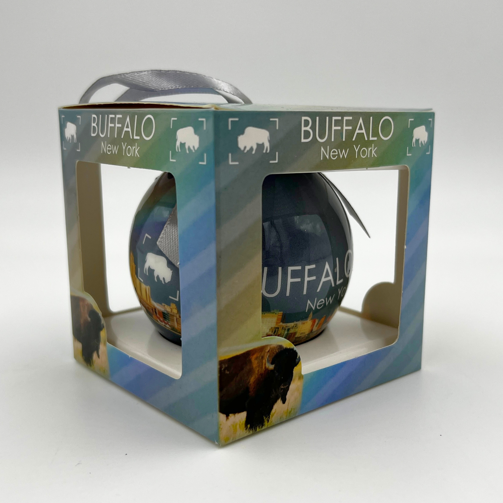 Buffalo, NY Skyline Decoupage Ornament